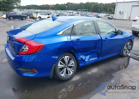 2018 Honda Civic Ex-L из США, поврежденный, VIN JHMFC1F71JX020292